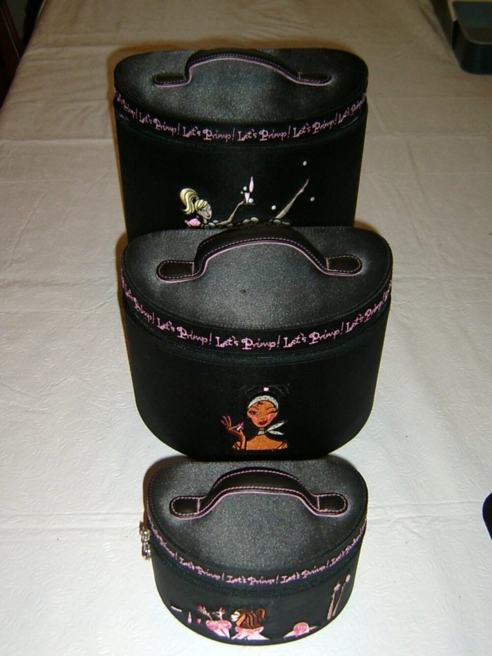 Mary Kay Girlfriends Let's Primp Nesting Make-Up Accessory Boxes